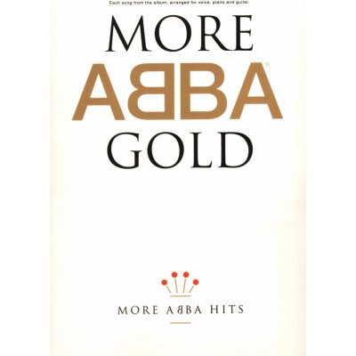 More Abba Gold zpěv/klavír/kytara – Zboží Mobilmania