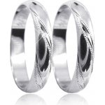 Zlatnictví Zlatíčko Snubní prsteny z bílého zlata 04.P4R14 – Hledejceny.cz