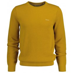 Gant svetr Cotton Pique C-neck žlutá