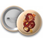 Animerch Placka Japanese Dragon - 50 mm – Zboží Mobilmania