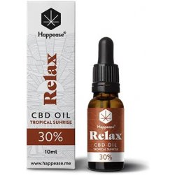 Happease Relax CBD Olej Tropical Sunrise 30 % CBD 3000 mg 10 ml