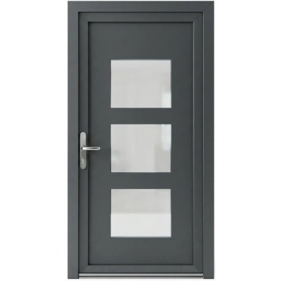 OknaDvereNaMiru.cz Vchodové dveře STYL 102 ořech 100 x 210 cm – Hledejceny.cz