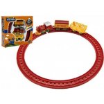 Teddies Vlak na klíček + 2 vagónky s kolejemi plast 7cm asst 2 barvy – Hledejceny.cz