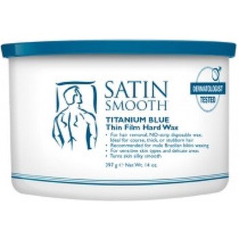 Satin Smooth depilační vosk Titanium Blue 400 ml