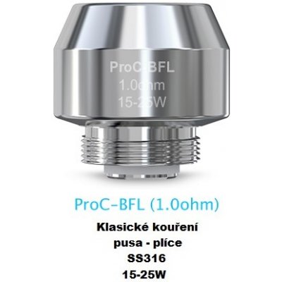 Joyetech ProC-BFL žhavicí hlava do atomizéru nerez-kth 1ohm – Hledejceny.cz