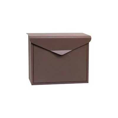 Kovová poštovní schránka Elop se zvýšenou odolností proti dešti, hnědá – Hledejceny.cz