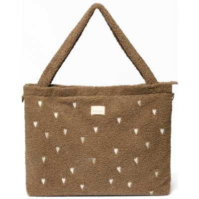 Studio Noos Teddy Hearts DIAPER BAG taška Brown Hearts – Sleviste.cz