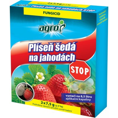 AGRO Plíseň šedá na jahodách 2 x 7,5 g – Zbozi.Blesk.cz