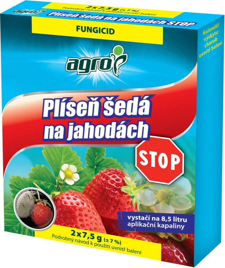 AGRO Plíseň šedá na jahodách 2 x 7,5 g