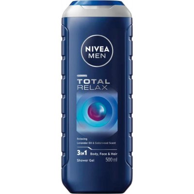NIVEA Men Sprchový gel Total Relax 3v1 500 ml – Zboží Dáma
