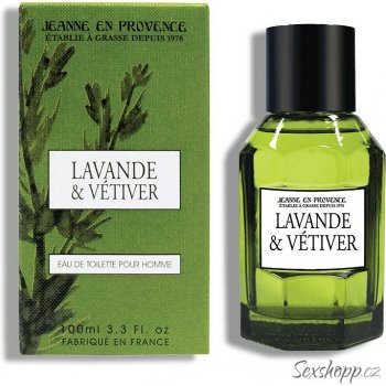 Jeanne en Provence Levandule a citrónová tráva toaletní voda pánská 100 ml