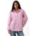 GAP Oversize popelínová košile s logem Big Shirt Růžová – Hledejceny.cz