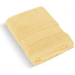 Bellatex Froté ručník proužek - světle žlutá - 50 x 100 cm