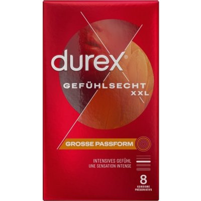 Durex gefühlsecht extra larg 8 ks – Zboží Mobilmania