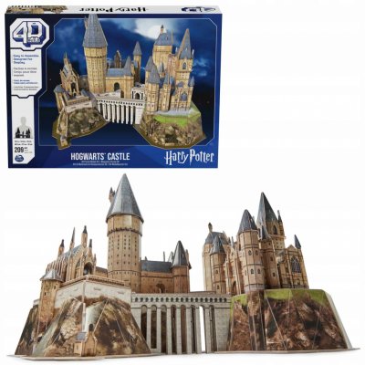 4D BUILD 3D Puzzle Harry Potter: Bradavický hrad 209 ks – Hledejceny.cz