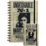 CurePink 3D proměňovací A5 blok-zápisník Harry Potter: Sirius & Harry 14,8 x 21 cm kroužková vazba SR72657 – Zboží Živě