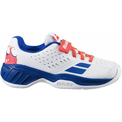 Babolat Pulsion All Court Kid - white/dazzling blue