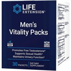 Life Extension Men's Vitality Packs 30 x balení po 3 ks kapsle + softgel