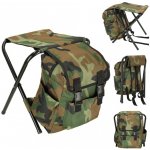 KIK KX3953 Rybářské křeslo bez opěradla moro – Zboží Mobilmania