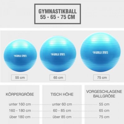 Gorilla Sports 65 cm – Zboží Dáma