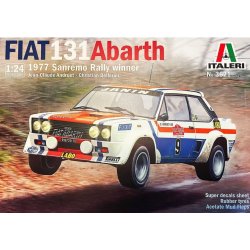ITALERI Model Kit auto 3621 Fiat 131 Abarth 1977 San Remo Rally Winter 1:24