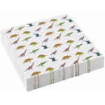 Amscan ubrousky Šťastný dinosaurus 25x25cm 20ks – Zboží Dáma