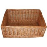 Koš na pečivo zkosený proutěný 45 x 40 cm – Sleviste.cz