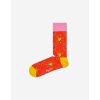 Happy Socks ponožky s diamantem z kolekce x Pink Panther vzor Pink Plunk Plink Oranžovožluté