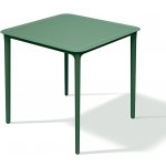 Ferne Jídelní čtvercový stůl RIMO 78 x 78 x 75 cm tmavě zelená – Sleviste.cz