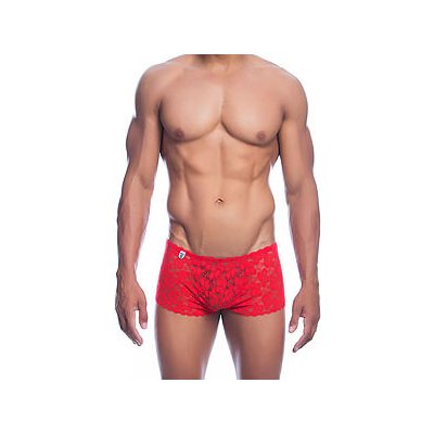 MOB Rose Lace Boy Short Red – Zboží Dáma