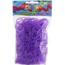 RAINBOW LOOM 20004 originálne gumičky tmavé fialové transparentné 600 kusov od 6 rokov