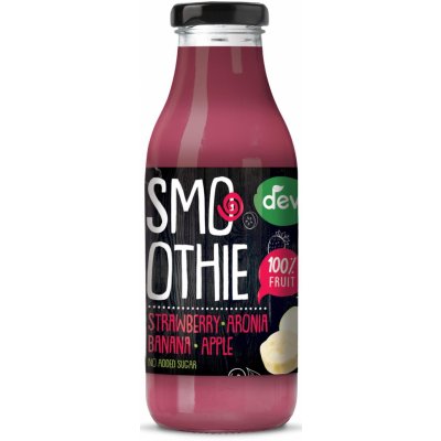 Deva smoothie Banán Jahoda Arónie Jablko 12 x 300 ml – Zboží Dáma