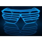 RAVEON Svítící brýle Shutter style multicolor | Modrá & Bílá – Zboží Dáma