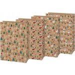 Vánoční papírové sáčky 26x36x12 cm, 12 ks – Zboží Živě