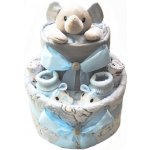 Brumlík Plenkový dort dvoupatrový Slůně modrý – Hledejceny.cz
