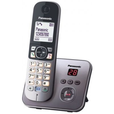 Panasonic KX-TG6821PDM stříbrný – Hledejceny.cz