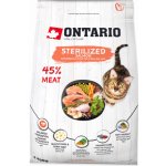 Ontario Cat Sterilised Salmon 0,4 kg – Sleviste.cz