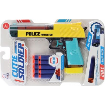 Lamps Pistole na vodu a pěnové náboje Police Protector – Zboží Dáma
