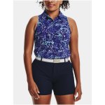 Under Armour Modré sportovní polo tílko UA Iso Chill SL Polo – Zboží Mobilmania