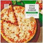 Tesco Four Cheese Stonebaked pizza 345g – Hledejceny.cz