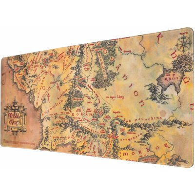 CurePink The Lord of the Rings Pán prstenů Mapa Středozemě MGGE020 – Hledejceny.cz