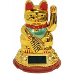 SOLÁRNÍ japonská KOČKA ŠTĚSTÍ s tlapkou MANEKI NEKO – Hledejceny.cz