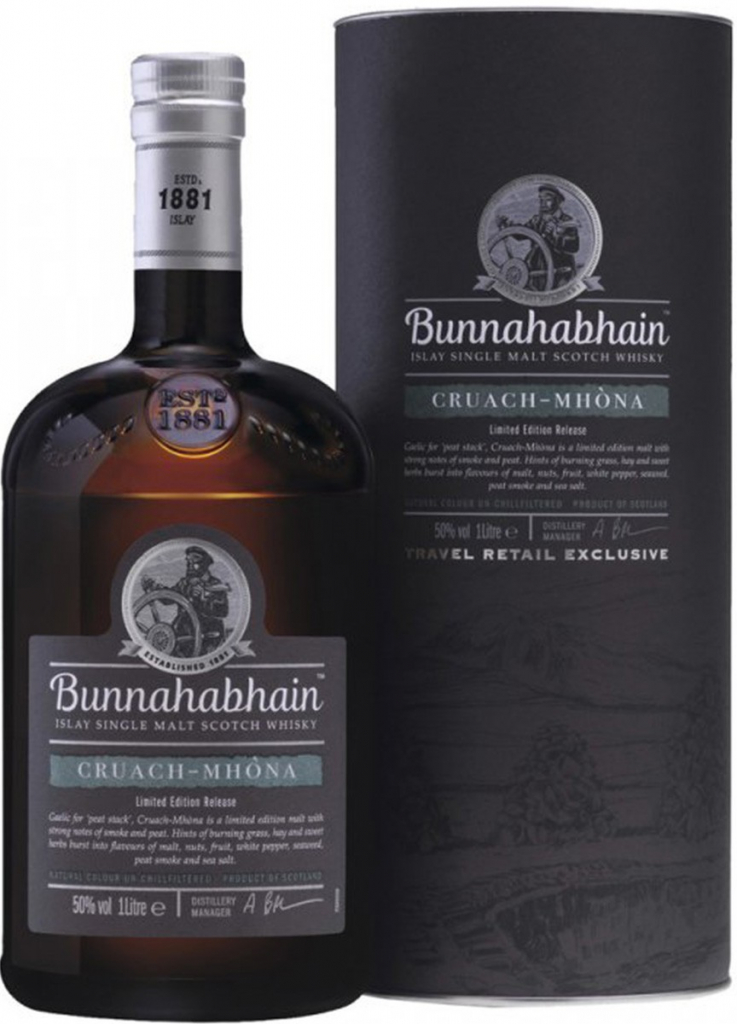 Bunnahabhain Cruach Mhóna Whisky 50% 1 l (tuba)
