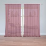 Sablio Záclony Vínová: 2ks 150x250cm – Hledejceny.cz