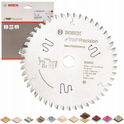 Bosch pilový kotouč do okružních pil Top Precision Best for Multi Material 2608642388 – Zboží Mobilmania