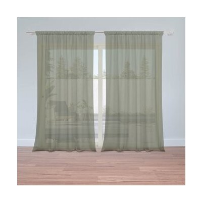 Sablio Závěs Olivově zelená: 2ks 140x250cm – Hledejceny.cz
