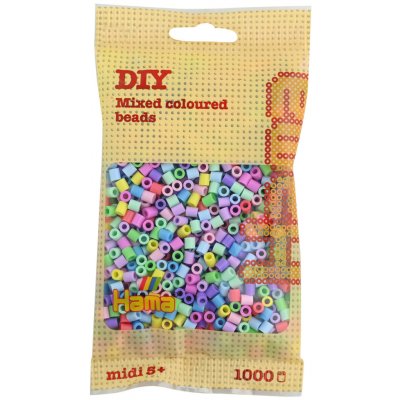 Zažehlovací korálky Midi, pastelový mix, 1000ks – Zboží Dáma Zažehlovací korálky Midi, pastelový mix, 1000ks – Zboží Dáma