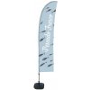 Roll up banner Jansen Display Beach Flag Budget Wind Complete Set Fresh Fish Spanish ECO, 1010 x 4305 mm