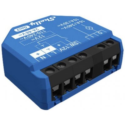 Shelly 1 Gen3 spínací modul 1x 16A (WiFi, Bluetooth) SHELLY-1-Gen3 – Hledejceny.cz