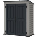 Duramax YardMate Pent 1,6 m² - šedý/antracit + podlahová konstrukce 5x3 05325 – Zbozi.Blesk.cz